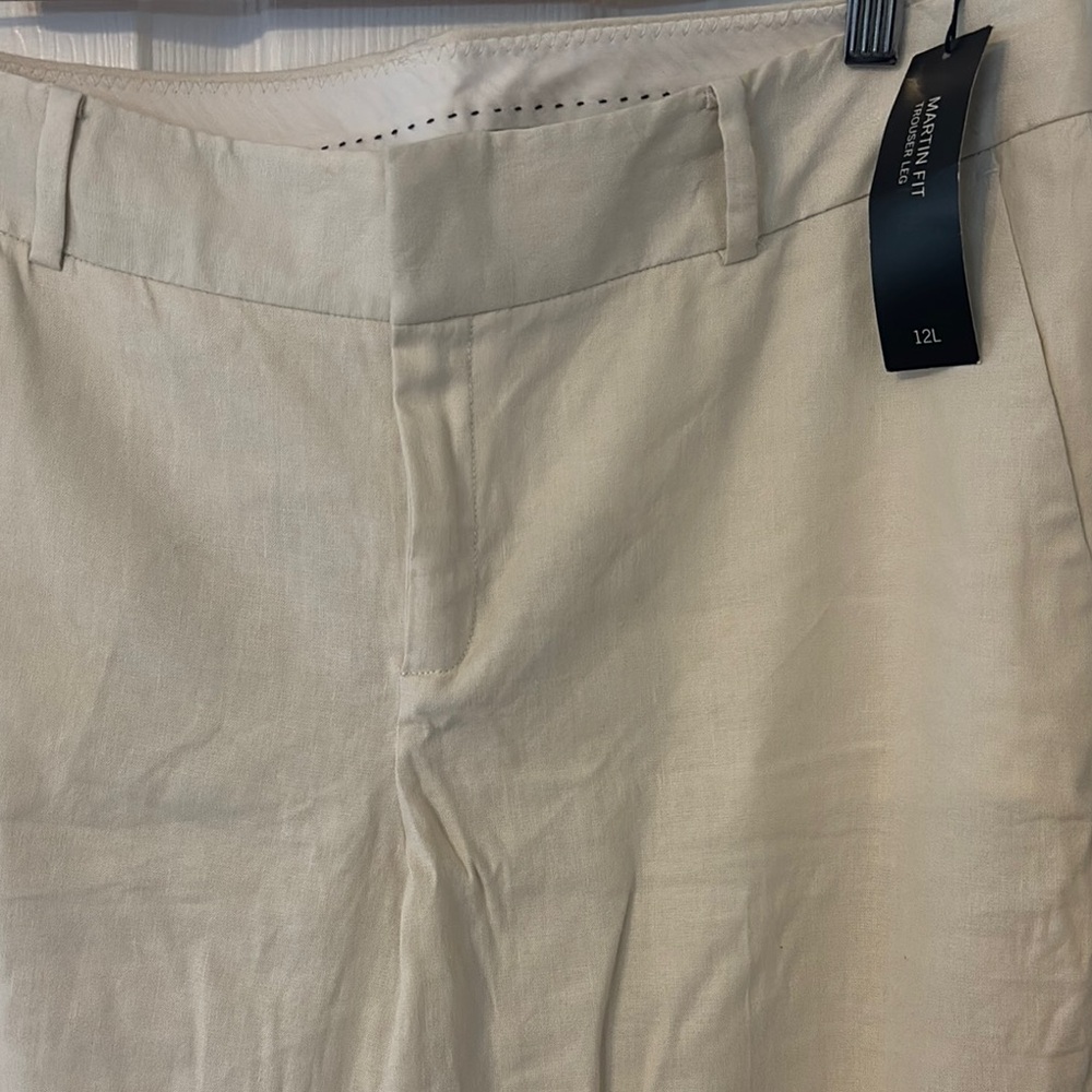 Banana Republic Beige Linen Pants